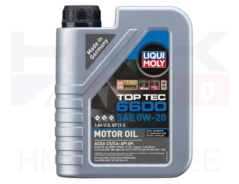 Mootoriõli Liqui Moly TOP TEC 6600 0W-20 1L