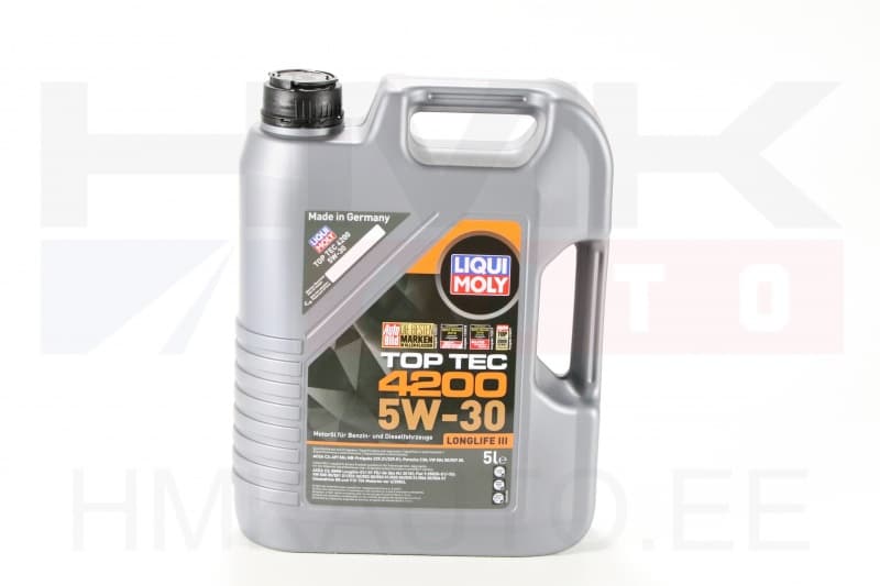 TOP TEC 4200 5W-30 LONGLIFE III õli 5L