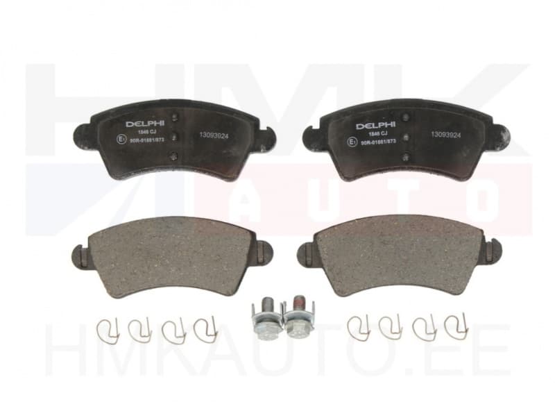 Piduriklotside komplekt eesmine Peugeot 206/306; Citroen Xsara