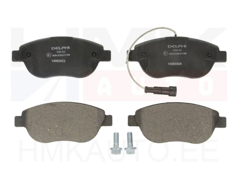 Piduriklotside komplekt eesmine Fiat Doblo 10- / Opel Combo 12-