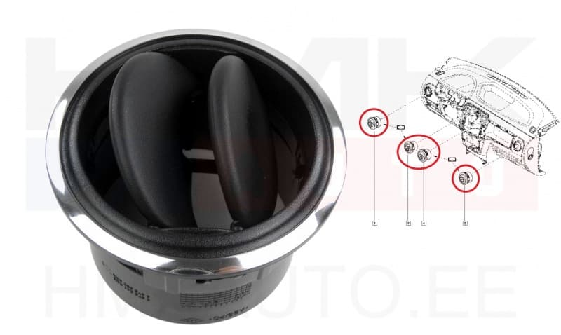 Salongi õhuava rest OEM Renault Master 2010- / Dacia Duster