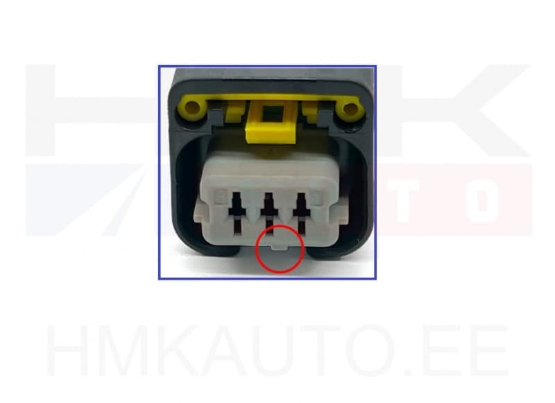 Väntvõlli asendi anduri pistik juhtmetega Citroen/Peugeot  3-klemmi "hall"