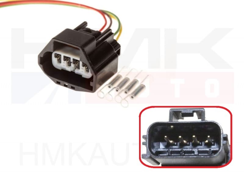 Pistik kollektori rõhuandurile(MAP) juhtmetega Peugeot/Citroen/Ford