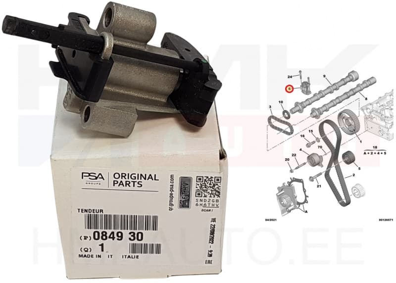 Nukkvõlli ketipinguti OEM Jumper/Boxer 2,0/2,2BlueHDi