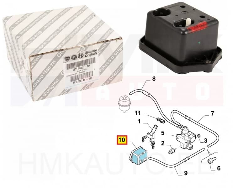 Vaakumregulaator OEM Jumper/Boxer/Ducato 3,0HDi 2011- Euro5