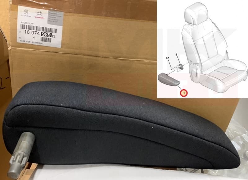 Käetugi juhiistmele parem OEM Peugeot 5008