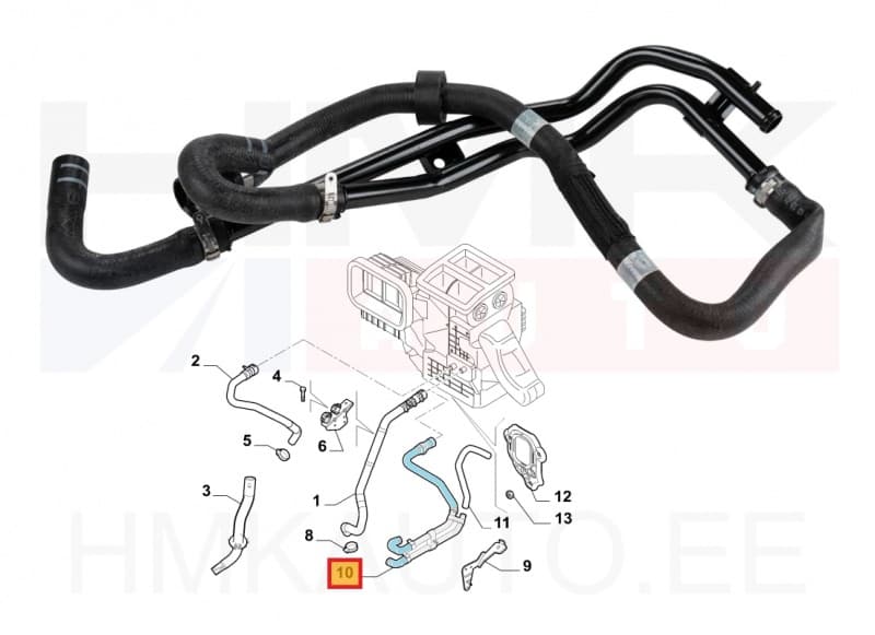 Jahutusvedeliku lõdvikud OEM Boxer/Jumper/Ducato 3,0HDi 2011-