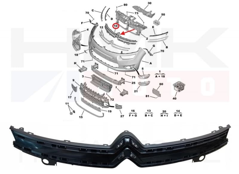 Iluvõre OEM Citroen C4 Picasso II