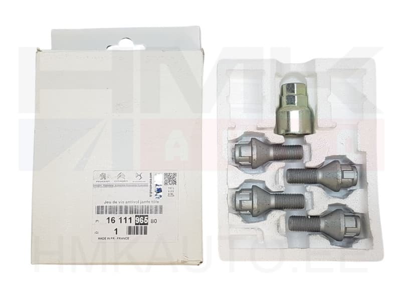 Turvapoltide komplekt M12x1,25 OEM Citroen/Peugeot