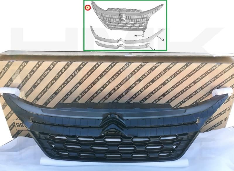 Iluvõre OEM Citroen Jumper 2014-