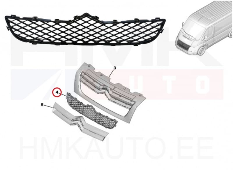 Iluvõre OEM Citroen Jumper 2006-