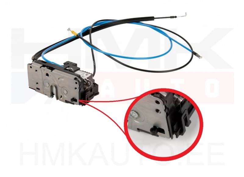 Ukselukusti liuguksele keskmine parem OEM Jumper/Boxer/Ducato 2006-18  H1L1 (lühike ja madal) lapselukuga