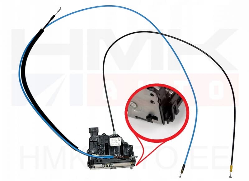 Ukselukusti liuguksele keskmine parem(Superlock) OEM Jumper/Boxer/Ducato 2006-18  H1L1 (lühike ja madal) lapselukuga