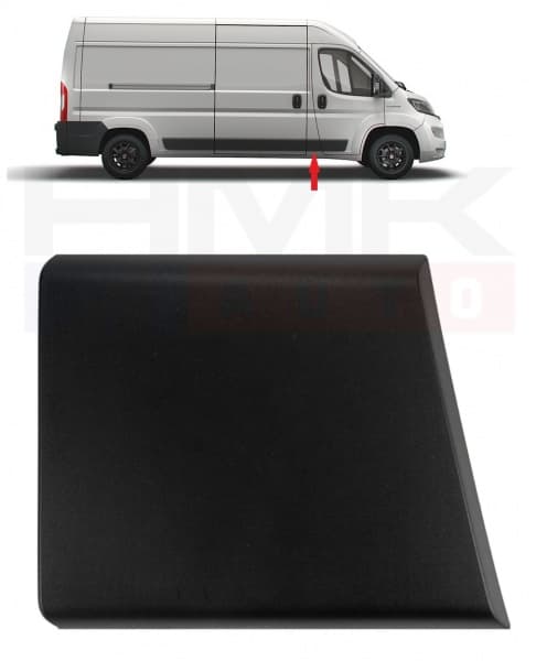 Ukseposti (B-piilari) liist parem OEM Jumper/Boxer/Ducato 2018- (L1-L2-L3) >>1685339980