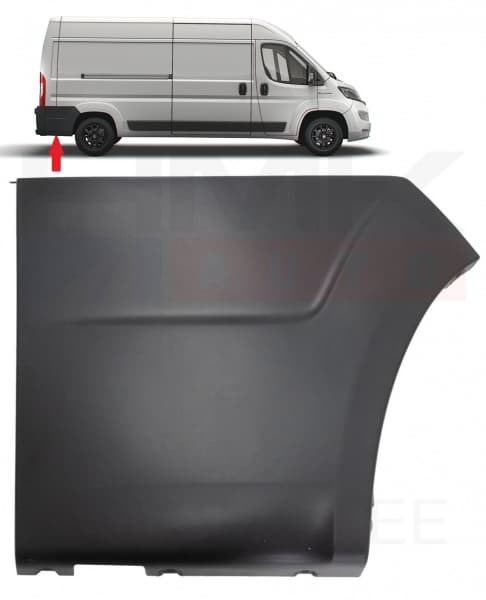Külgpaneeli tagumine liist parem OEM Jumper/Boxer/Ducato 2018-  (L1-L2-L3)