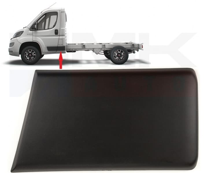 Ukseposti (B-piilari) liist vasak Jumper/Boxer/Ducato 2018- (Single Cab)