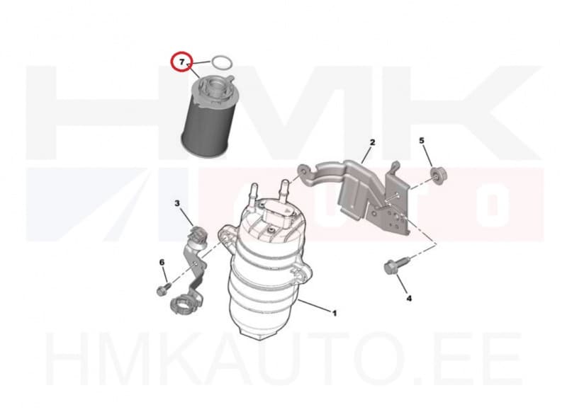 'Kütusefilter OEM Jumper/Boxer/Ducato MCA 2,2HDI 2024-