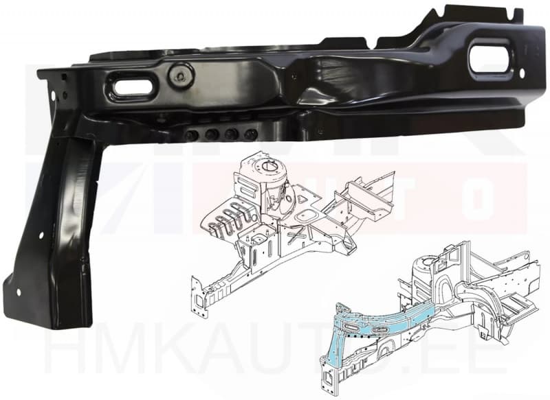 Esipaneeli ühendustugi(laterna raam) vasak OEM Jumper/Boxer/Ducato 2014-