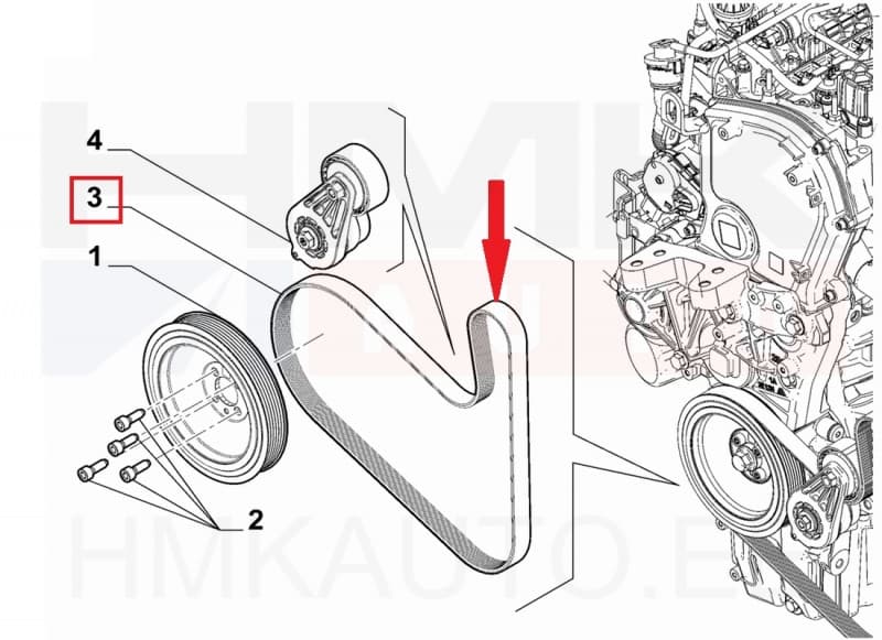 Mitmikkiilrihm OEM Jumper/Boxer/Ducato MCA 2,2HDI 2024-