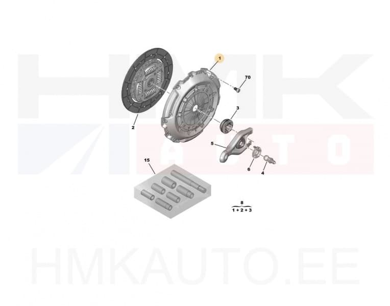 Sidurikorv OEM Peugeot/Citroen 2,0HDi