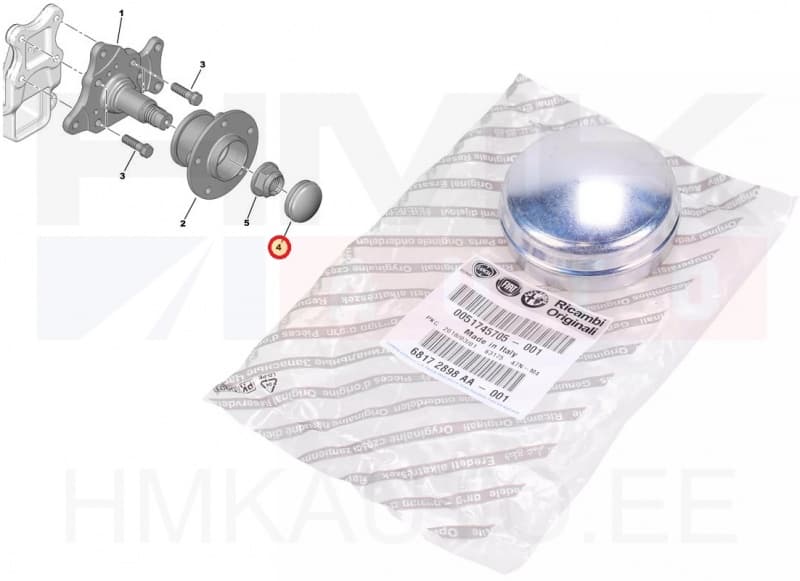 Tagarattalaagri kaitsekork OEM Jumper/Boxer/Ducato 2006-  15" ratas