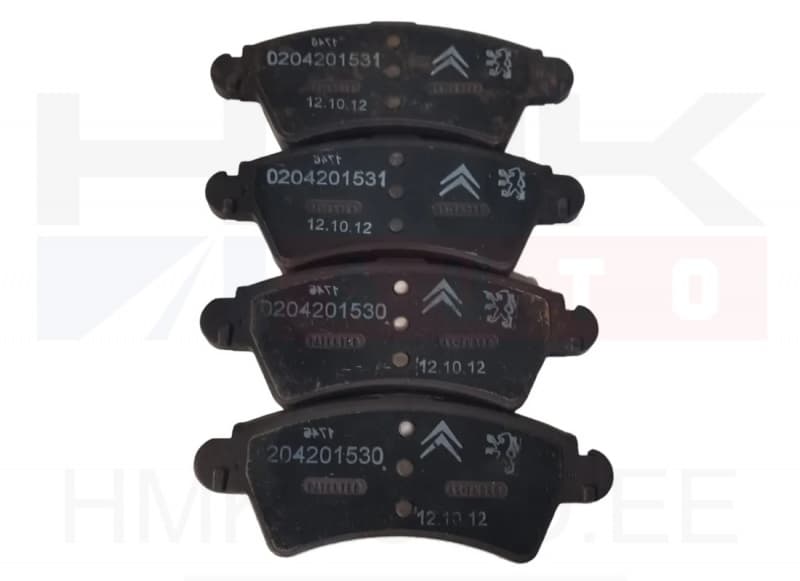 Piduriklotside komplekt eesmine OEM Peugeot 206