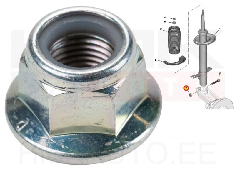 Amortisaatori kinnitusmutter OEM Jumper/Boxer/Ducato 2006-