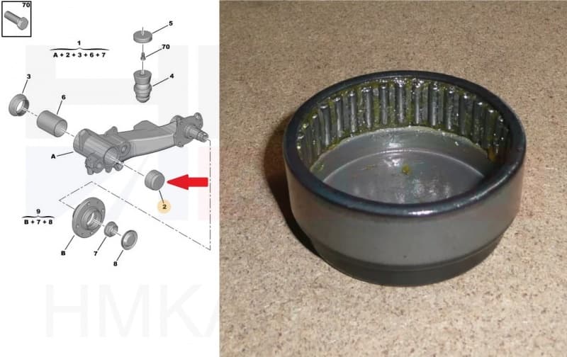 Sillatala laager, välimine OEM Berlingo/Partner