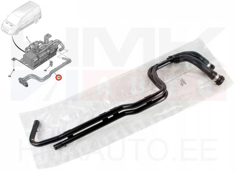 Jahutusvedeliku torud OEM Jumpy/Expert/Scudo/C8