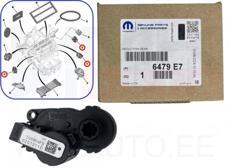 Ahjuklapi mootor OEM Citroen/Peugeot