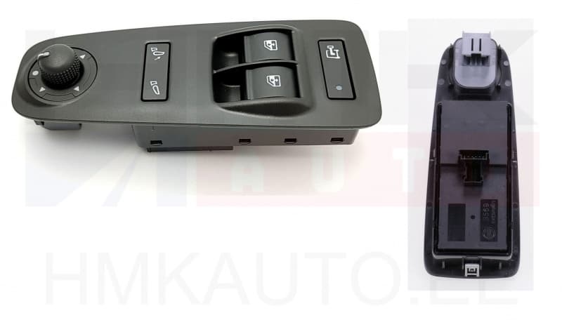Klaasitõstuki ja peegli lüliti vasak OEM Jumper/Boxer/Ducato 2006-11 (klapitav peegel)