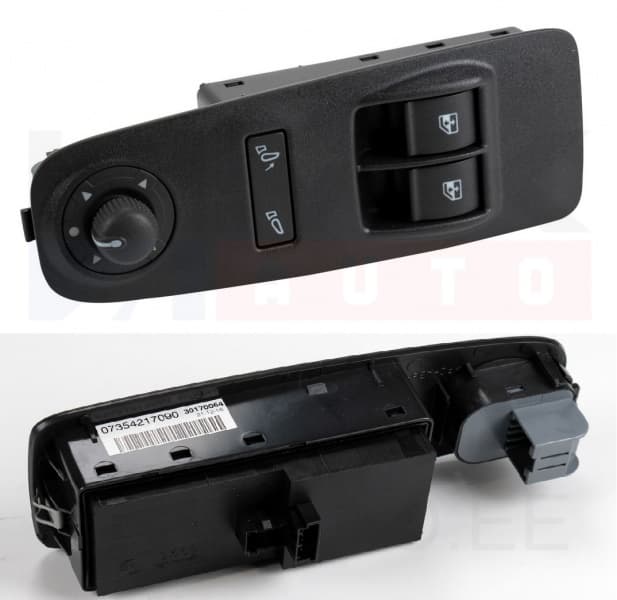 Klaasitõstuki ja peegli lüliti vasak OEM Jumper/Boxer/Ducato 2011-12 (klapitav peegel)
