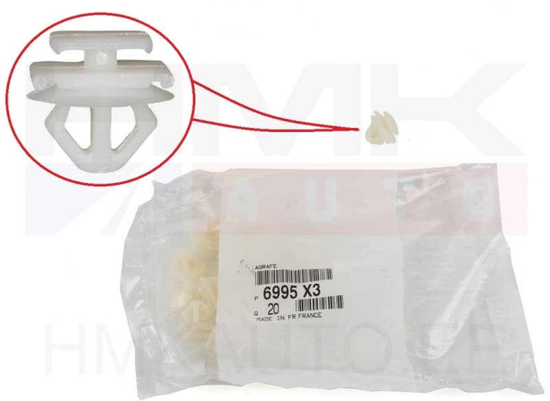 Liistu tüübel OEM Citroen/Peugeot/Fiat (1tk.)