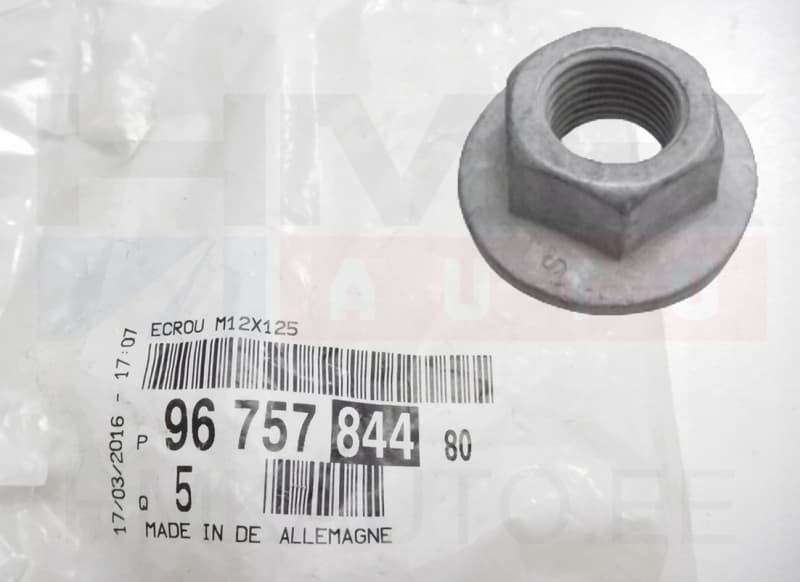 Sarniiri kinnitusmutter M12x1,25 OEM Citroen/Peugeot