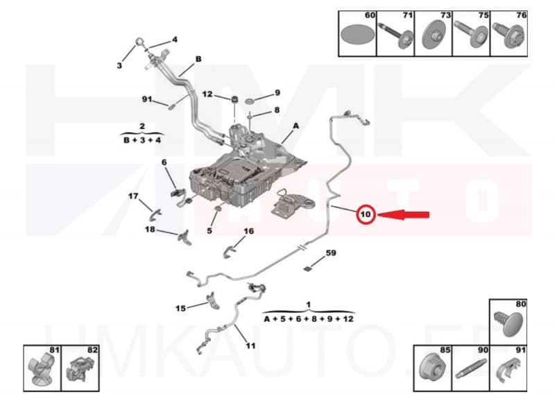 AdBlue toru OEM Peugeot 5008