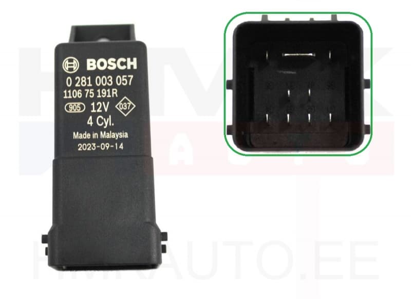 Eelsüüteküünalde relee OEM Renault/Opel/Nissan/Fiat 1,6-2,0DCI
