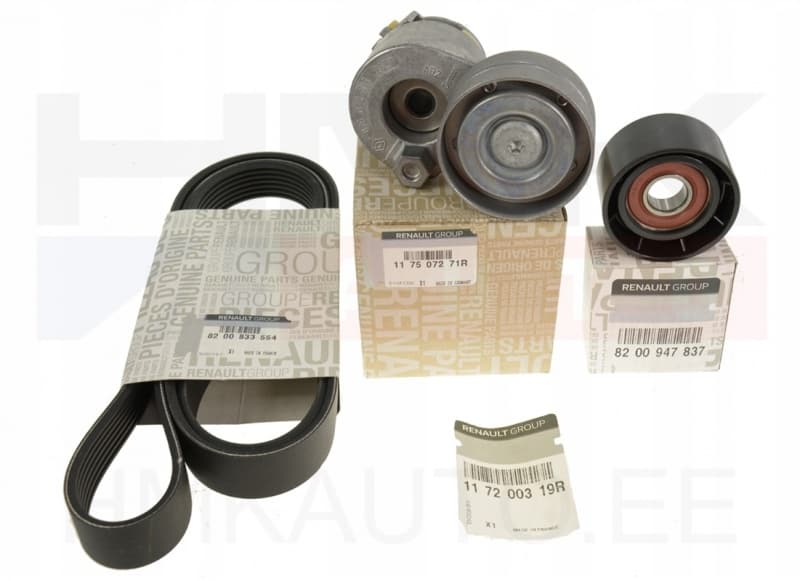 Mitmikkiilrihma komplekt OEM Renault Espace IV 1,9DCI-2,0i