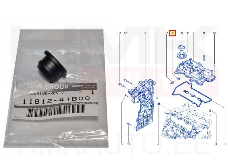 Karterituulutuse klapi tihend OEM Renault 1,0TCe/1,2TCe  H4D/H5F