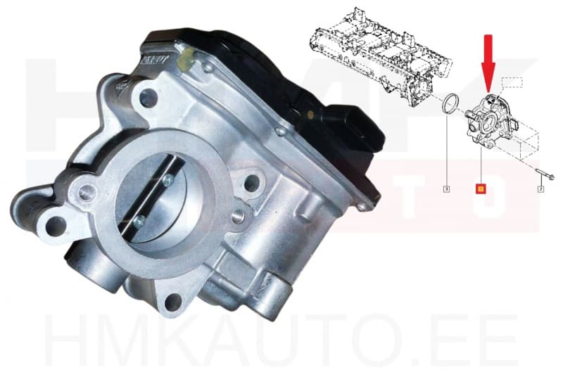 Drosselklapp OEM Renault 0,9-1,2TCE