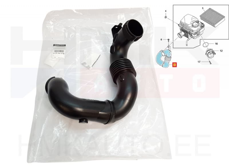 Õhufiltri toru OEM Renault Master 2010-