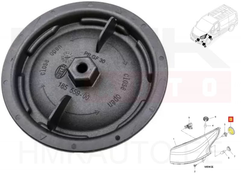 Esitule tagumine kate OEM Trafic/Vivaro/Talento/NV300 2014-