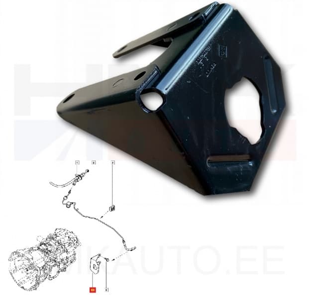 Siduri töösilindri kinnitus OEM Renault Master 2010-  RWD