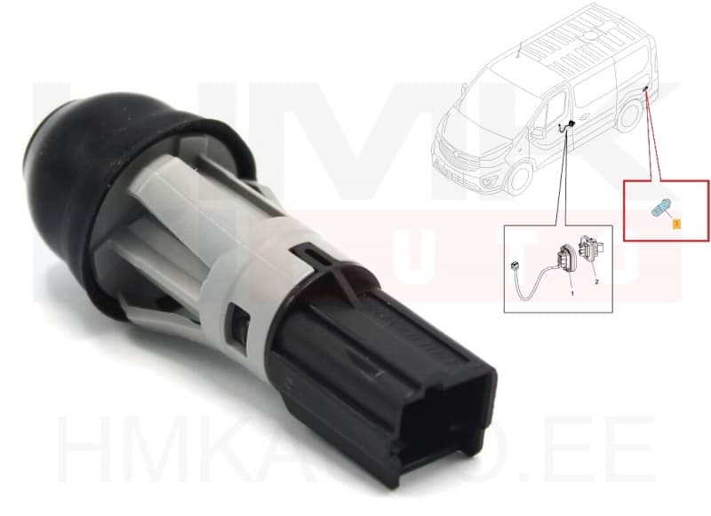 Ukselüliti tagauksele OEM Renault Trafic II,III