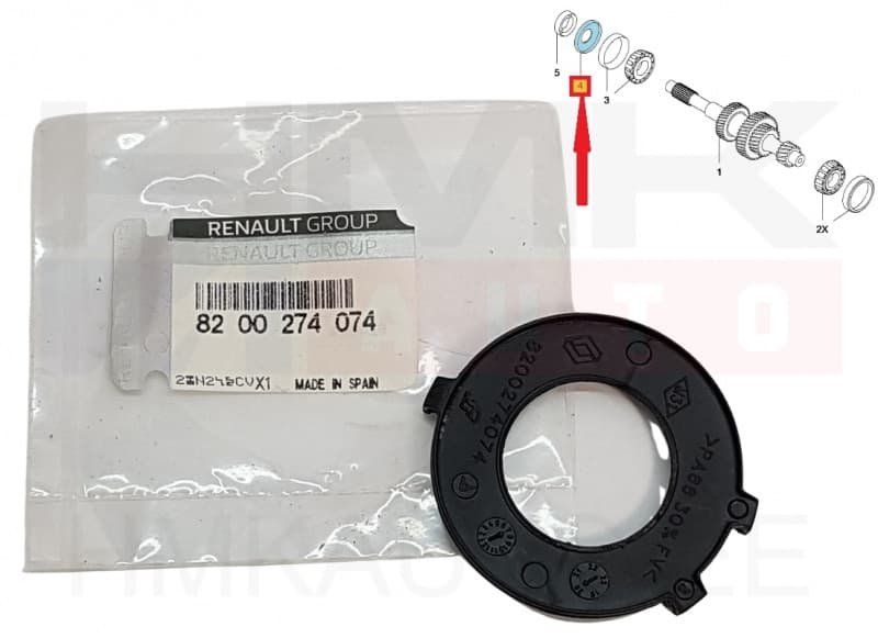 Käigukasti õli suunaja OEM Renault/Opel/Nissan PA0/PF6