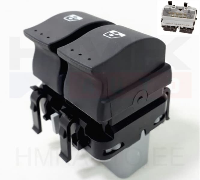 Klaasitõstuki lüliti vasak eesmine OEM Renault Megane II