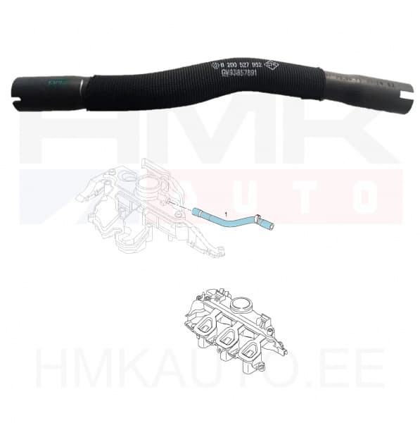 Karterituulutuse toru OEM Renault Trafic II 2,0DCI