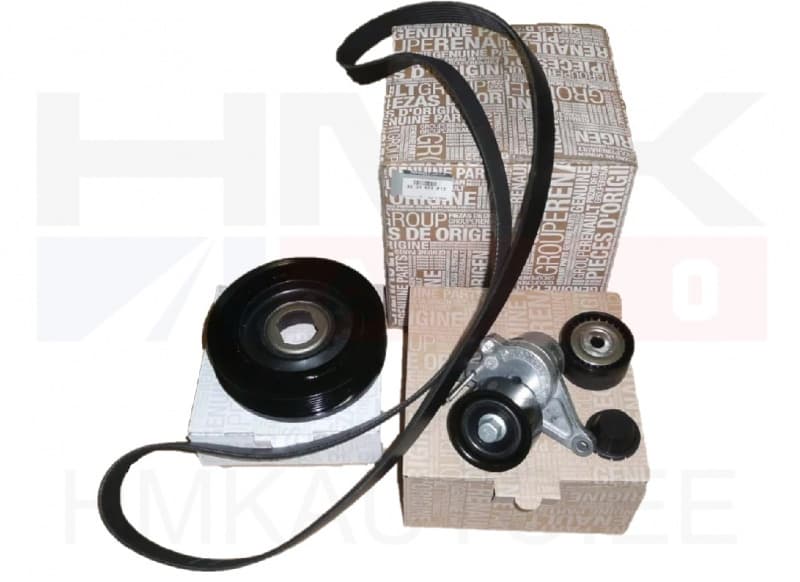 Mitmikkiilrihma komplekt koos väntvõlli rihmarattaga OEM Renault Koleos/Talisman 2,0DCi