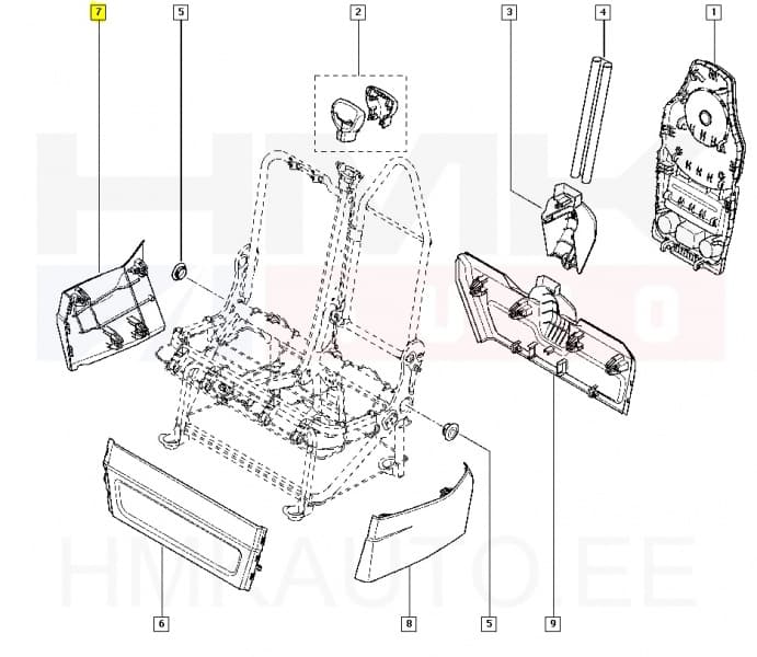 Istme küljeplastik Renault Master 2010-