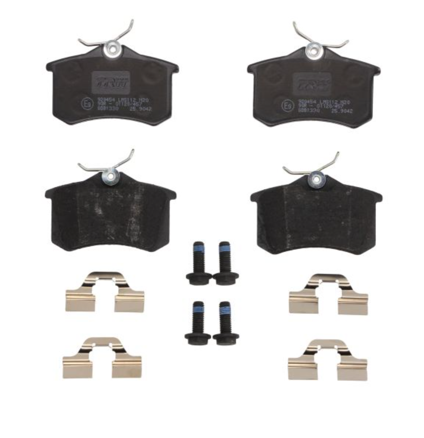 Piduriklotside komplekt tagumine Citroen/Peugeot