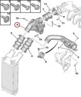 Drosselklapp OEM PSA 1,6HDi